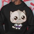 Bjj Brazilian Jiu Jitsu Purple Belt Kawaii Cat Hoodie Unique Gifts