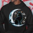 Black Cat Crescent Sailor-Moon Phases Astrology Pet Lover Hoodie Funny Gifts