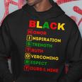Black History Definition Cool Black History Month Hoodie Unique Gifts