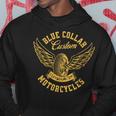 Blue Collar Custom Motorcycles Cleveland Ohio Vintage Hoodie Unique Gifts