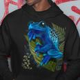 Blue Poison Dart Frog Colored Exotic Animal Amphibian Pet Hoodie Personalized Gifts