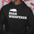 Boar Whisperer Hunting Season Wild Pigs Hog Hunters Hoodie Unique Gifts