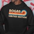 Bogan Surname Retro Vintage 80S 90S Birthday Reunion Hoodie Unique Gifts