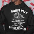 Bonus Papa Beste Stepfather Leben Besser Made Father's Day Kapuzenpullover Lustige Geschenke