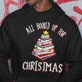 All Booked Up For Christmas Christmas Tree Hoodie Funny Gifts