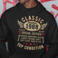Born In 1988 Birthday Classic Car Vintage 1988 Birthday Hoodie Unique Gifts