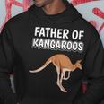 Boys Kangaroo Dad Father's Day Father Of Kangaroos Hoodie Unique Gifts