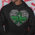 Brain Injury Awareness Fighting Hope Support Strong Warrior Hoodie Unique Gifts