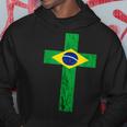 Brazil Jesus Cross Brazilian Faith Brasileiro Christian Hoodie Unique Gifts