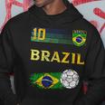 Brazil Soccer Fans Jersey Brazilian Flag Football Hoodie Unique Gifts