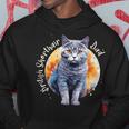 Britisch Kurzhaar Katzen Papa Cat Dad Daddy Haustier Freund Kapuzenpullover Lustige Geschenke