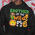 Brother Of The Wild One Zoo Theme Bday Safari Jungle Animals Hoodie Unique Gifts