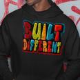 Built Different Graffiti Lover In Mixed Color Hoodie Personalized Gifts