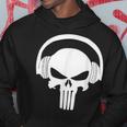 Calavera Dj Con Cascos Dj Skull Headphones Sudadera Regalos divertidos