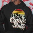 Camp Staff Outdoor Sunset Summer Camping Vintage Camp Staff Hoodie Personalized Gifts