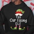 Car Fixing Elf Group Christmas Pajama Party Hoodie Unique Gifts