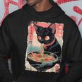 Cat Ramen Noodle Japanese Anime Manga Ramen Cat Hoodie Personalized Gifts