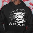 All Cats Are Beautiful A C A B Cats Love Kapuzenpullover Lustige Geschenke