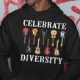 Celebrate Diversity Guitar Player Guitarist Pun Outfit Hoodie Unique Gifts