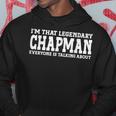 Chapman Surname Team Family Last Name Chapman Hoodie Funny Gifts