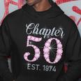 Chapter 50 Est 1974 50Th Birthday For Womens Hoodie Unique Gifts