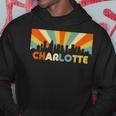 Charlotte City Retro Vintage Nc North Carolina 70S Hoodie Unique Gifts