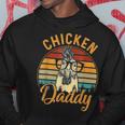 Chicken Daddy Chicken Dad Farmer Father's Day Hoodie Funny Gifts