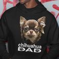 Chihuahua Langhaariger Papa Lustigerater Hund Chiwawa Papa Kapuzenpullover Lustige Geschenke