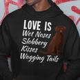 Chocolate Labrador Retriever Dog Love Lab Dogs Saying Hoodie Unique Gifts