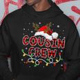 Christmas Cousin Crew Buffalo Plaid Family Xmas Pajamas Pjs Hoodie Funny Gifts