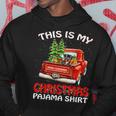 This Is My Christmas Pajama Rottweiler Truck Red Hoodie Funny Gifts