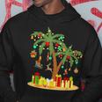 Christmas Palm Tree Tropical Xmas Coconut Matching Family Hoodie Funny Gifts