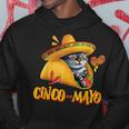 Cinco De Mayo Mexican Fiesta 5 De Mayo Taco Cat Hoodie Funny Gifts