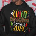 Cinco De Mayo Squad 2024 Family Matching Mexican Party Hoodie Personalized Gifts