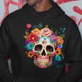 Cinco De Mayo Sugar Skull Day Of The Dead Mexican Fiesta Hoodie Funny Gifts
