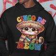 Cinco De Meow Cute Cat With Sombrero Cinco De Mayo Hoodie Unique Gifts