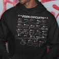 Circuitos De Fórmula Racing 2024 Coche De Carreras Formula Racing Sudadera Regalos divertidos