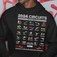 Circuitos Formula Racing 2024 Amante De Los Coches Retro Racing Sudadera Regalos divertidos