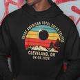 Cleveland Ohio Oh Total Solar Eclipse 2024 Hoodie Unique Gifts