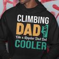 Climbing Dad Like A Regular Dad Klettern Papa Spruch Kapuzenpullover Lustige Geschenke