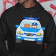 Coche De Policía Con Policía Coche Policíaehículo Niños Niños Sudadera Regalos divertidos