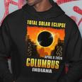 Columbus Indiana 2024 Total Solar Eclipse Hoodie Unique Gifts