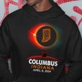 Columbus Indiana Total Solar Eclipse 2024 Hoodie Unique Gifts