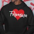 Con El Nombre I Love Fermina I Heart Named Sudadera Regalos divertidos