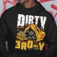 Construction 3Rd Birthday Boy Dirty 3Rd-Y Excavator Hoodie Personalized Gifts
