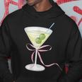 Coquette Bow With Martini Coquette Aesthetic Hoodie Personalized Gifts