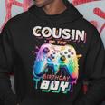 Cousin Of The Birthday Boy Matching Video Gamer Party Hoodie Unique Gifts