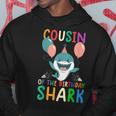 Cousin Of The Birthday Shark Birthday Family Matching Hoodie Unique Gifts