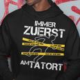 Criminal Scene Policeman Police Car Police Detention Hoodie Lustige Geschenke