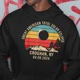 Croghan Ny New York Total Solar Eclipse 2024 Hoodie Unique Gifts